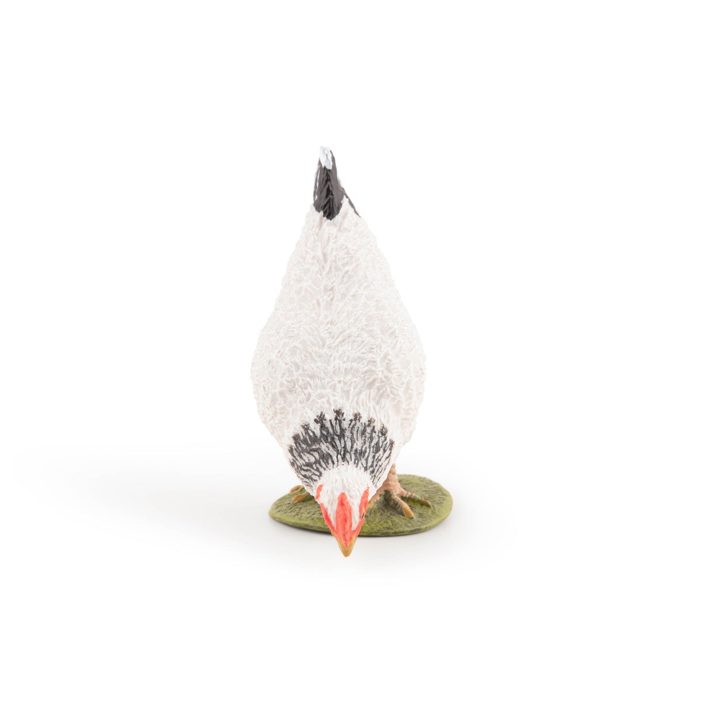 Figurine Poule blanche picorant