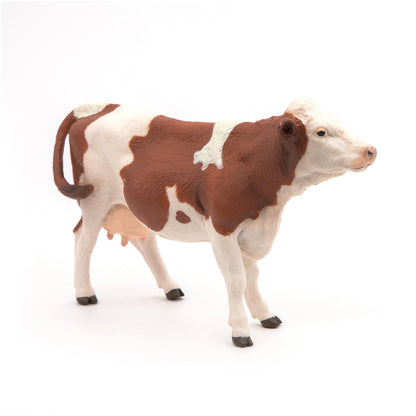 Figurine Vache montbéliarde Papo - animal de la ferme