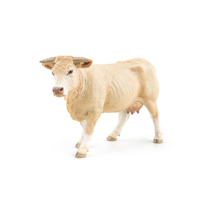 Figurine Blonde d'Aquitaine Papo - animal de la ferme
