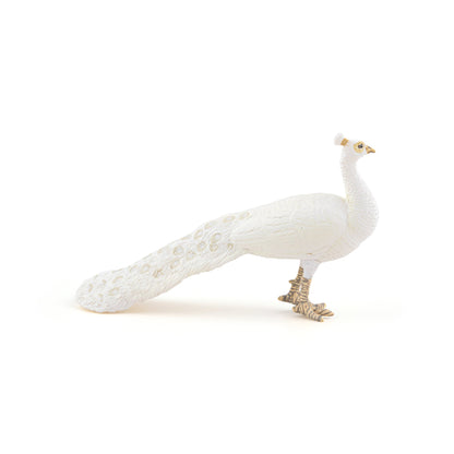 Figurine Paon blanc