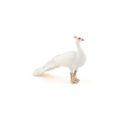 Figurine Paon blanc
