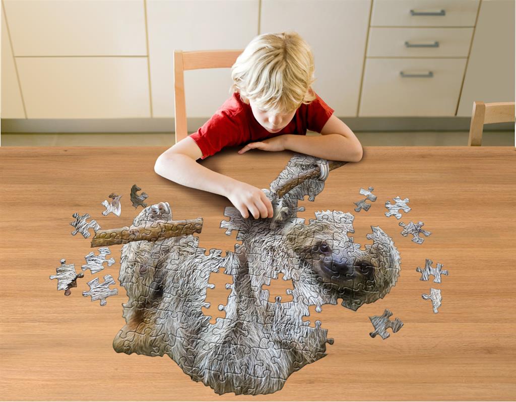 Faultier-Puzzle