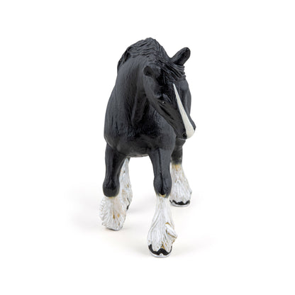 Figurine Etalon shire noir Papo - cheval