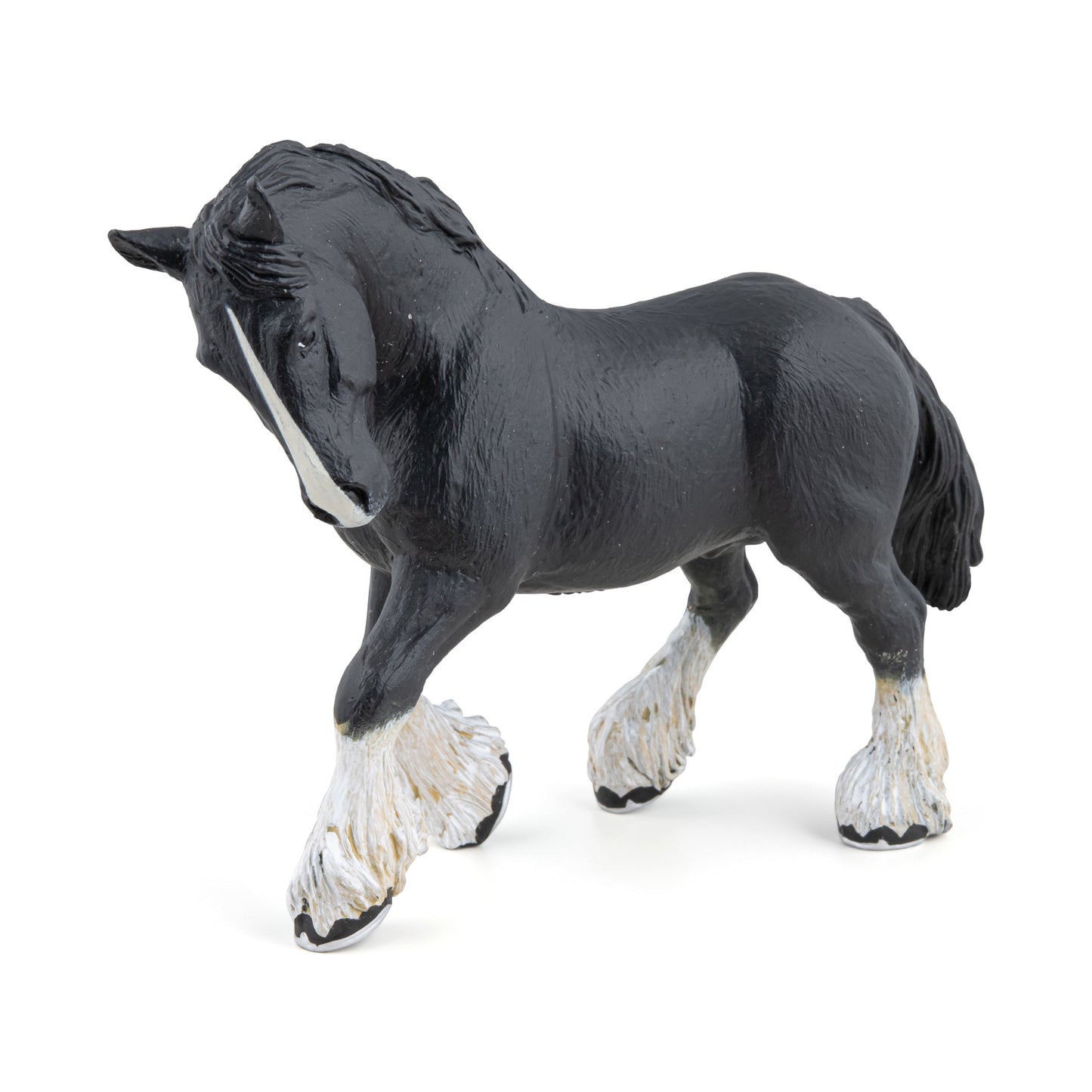 Figurine Etalon shire noir Papo - cheval