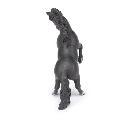 Figurine Cheval cabré noir