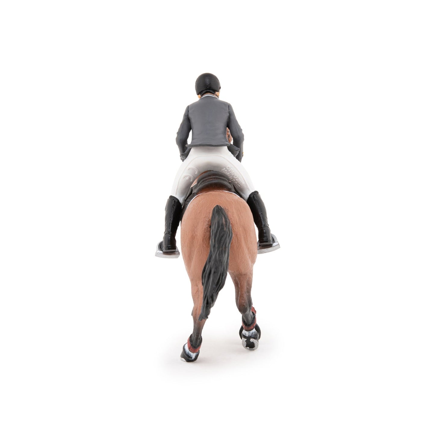 Figurine Cheval de concours et son cavalier