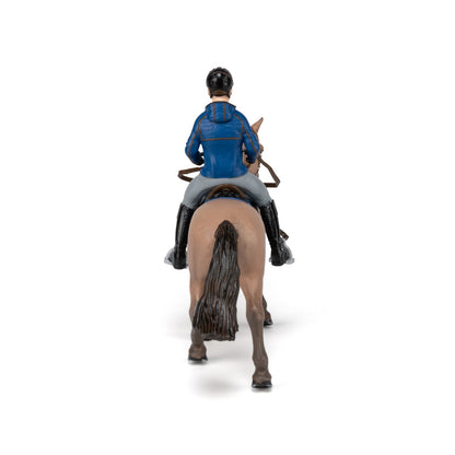 Figurine Cheval de promenade et son cavalier