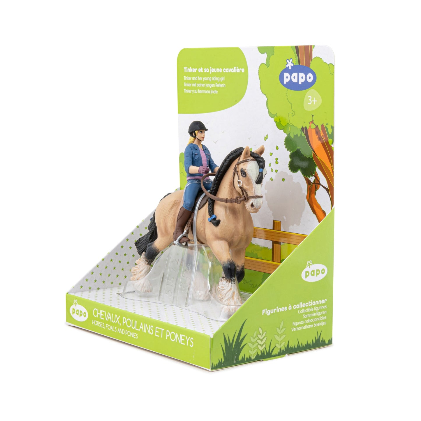 Figurine Tinker et sa jeune cavalière