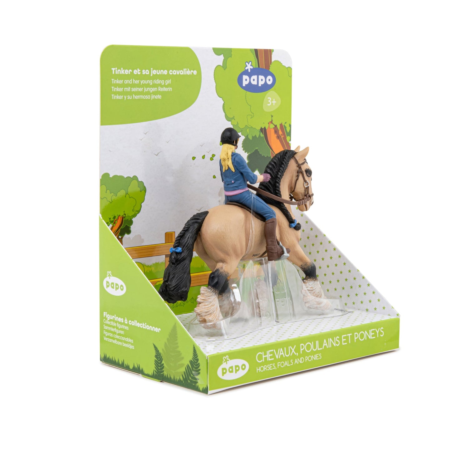 Figurine Tinker et sa jeune cavalière