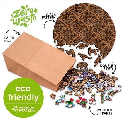 Puzzle - Carte du règne animal