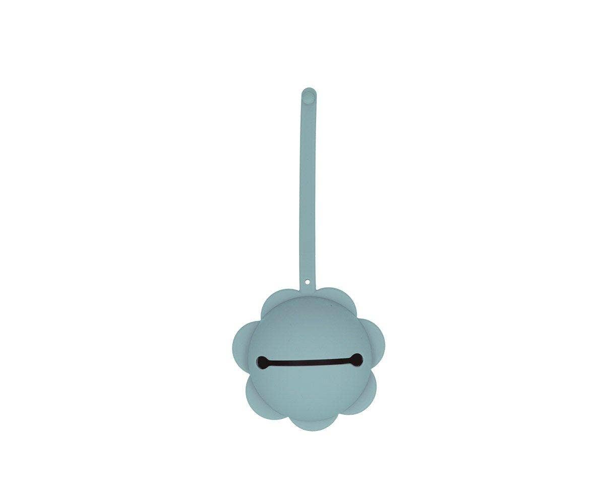 Light Sage Flower Silicone Pacifier Holder