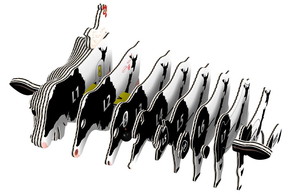 EUGY 3D - Holstein-Kuh