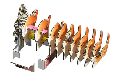 EUGY 3D - Cats - Pumpkin