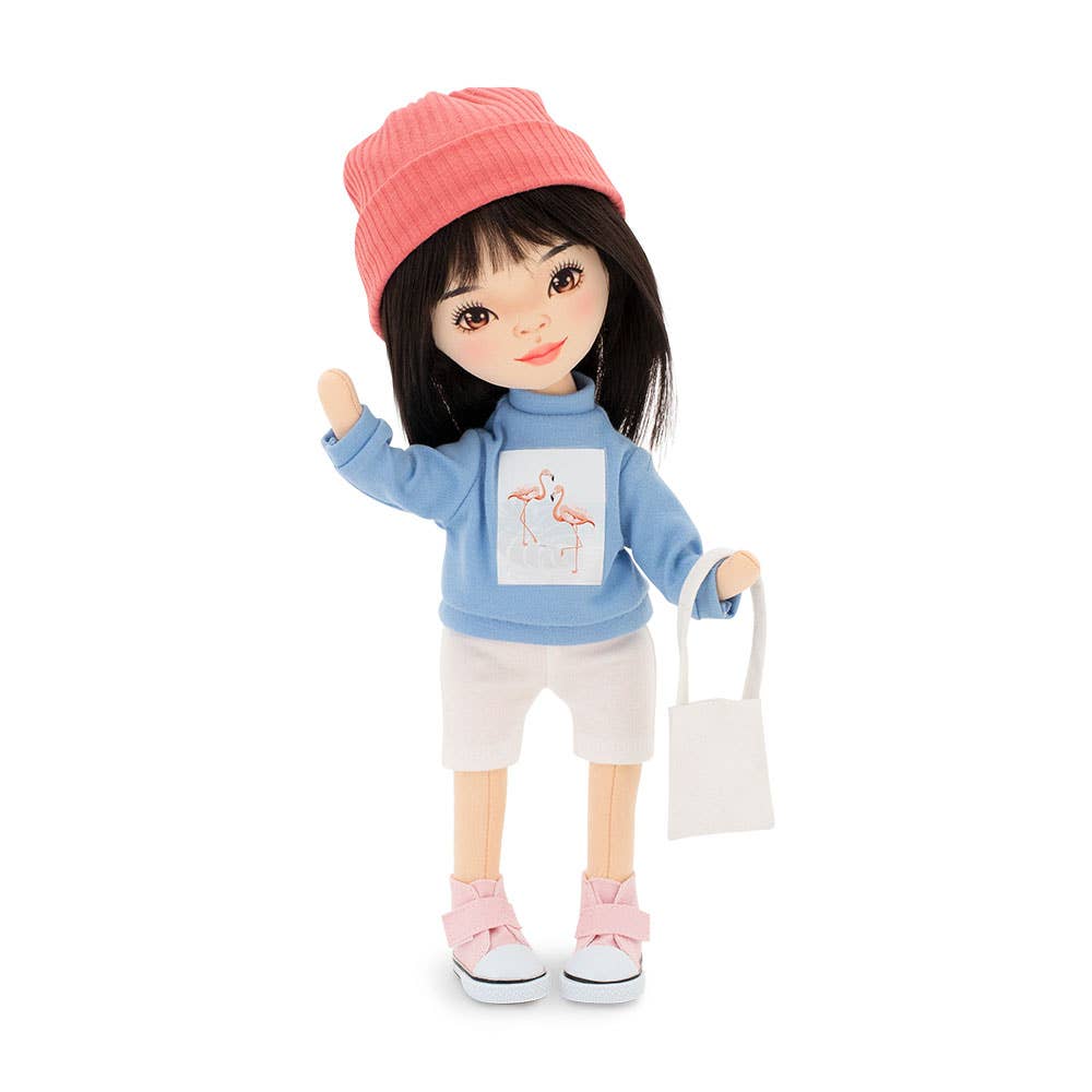 GESCHENKSET: Lilu-Puppe, Sweatshirt + Schuhe/Accessoires