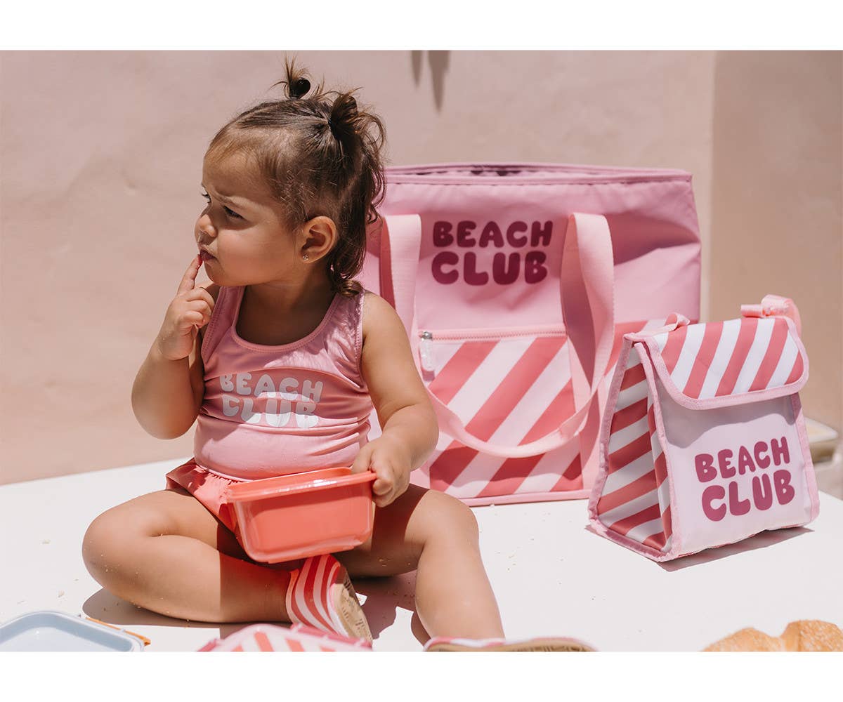 Isolierte Snacktasche Stripes Bloom & Blush