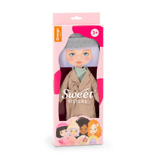 Bekleidungsset: beiger Trenchcoat - 28 cm