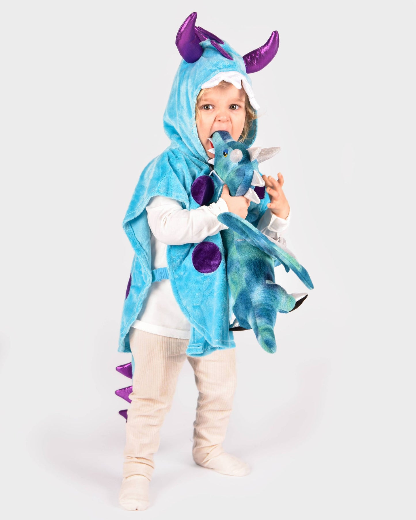 Blue Mini Monster Cape Size 86-110 cm 1-4 years
