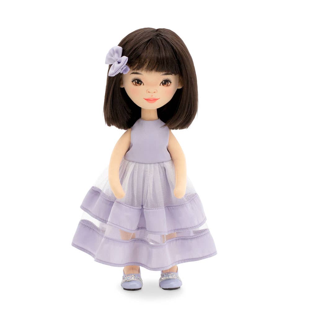 Lilu-Puppe im lila Kleid – 32 cm