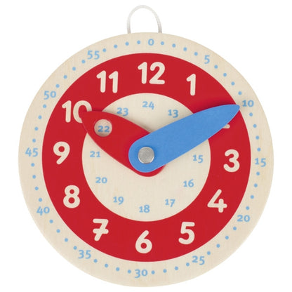 Horloge en Bois pour Apprendre à lire l'Heure