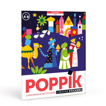 Weihnachten – Panoramaposter im Stickerformat (ab 3 Jahren)