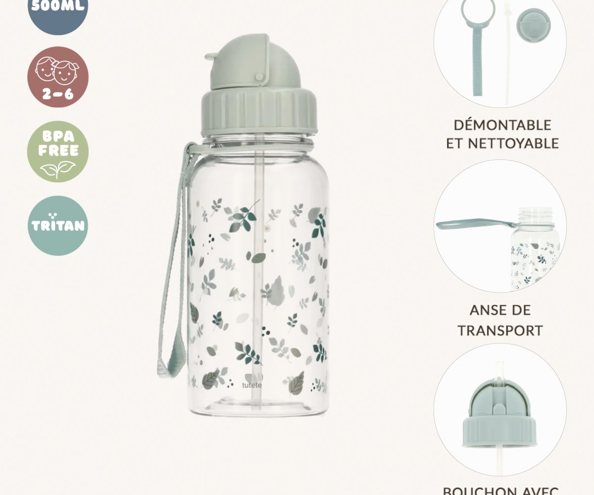 Plastikflasche Blätter Salbei Farbe