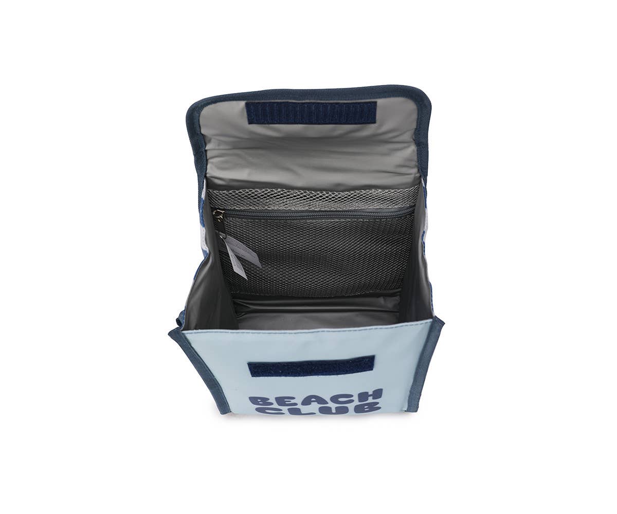 Isolierte Snacktasche "Stripes Blues & Beyond"