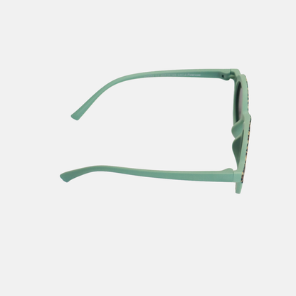 Lunettes de soleil Enfant Hop'Pop – CAT 3 – Léopard Vert