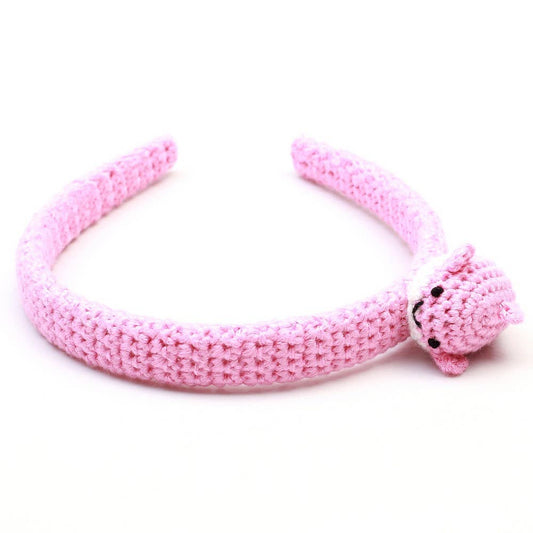 Haarband mit Walbein – Rosa