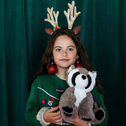 Bouillotte Peluche Warmies Raton Laveur
