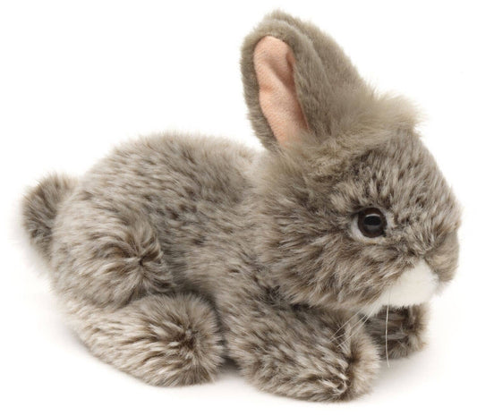 Angora Rabbit Plush Toy - Grey