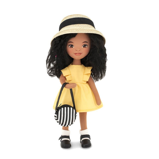 Tina-Puppe mit gelbem Kleid, 32 cm