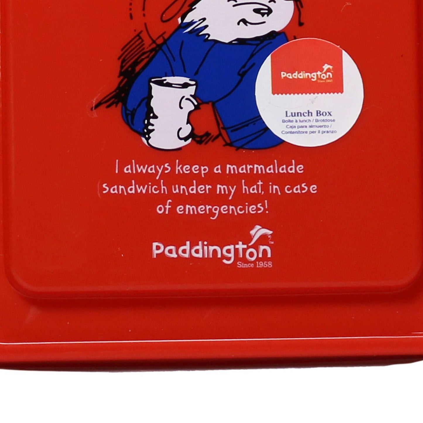 Paddington Lunchbox - Sandwich