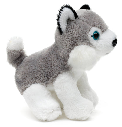 Sitting Husky Plush Toy