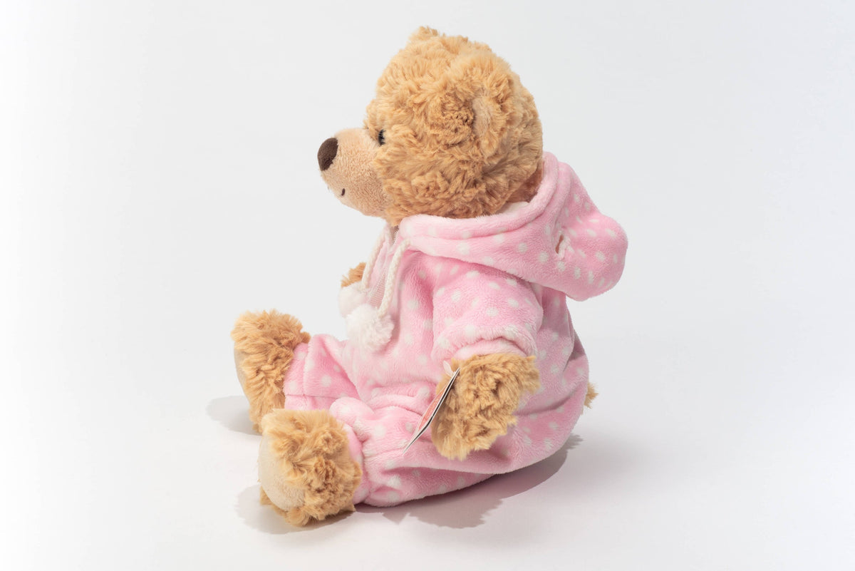 Peluche Ours en Pyjama Rose - Teddy Hermann