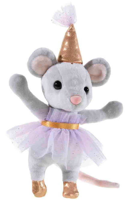 Peluche Souris Partymaus (3 tenues possibles) - 18 cm