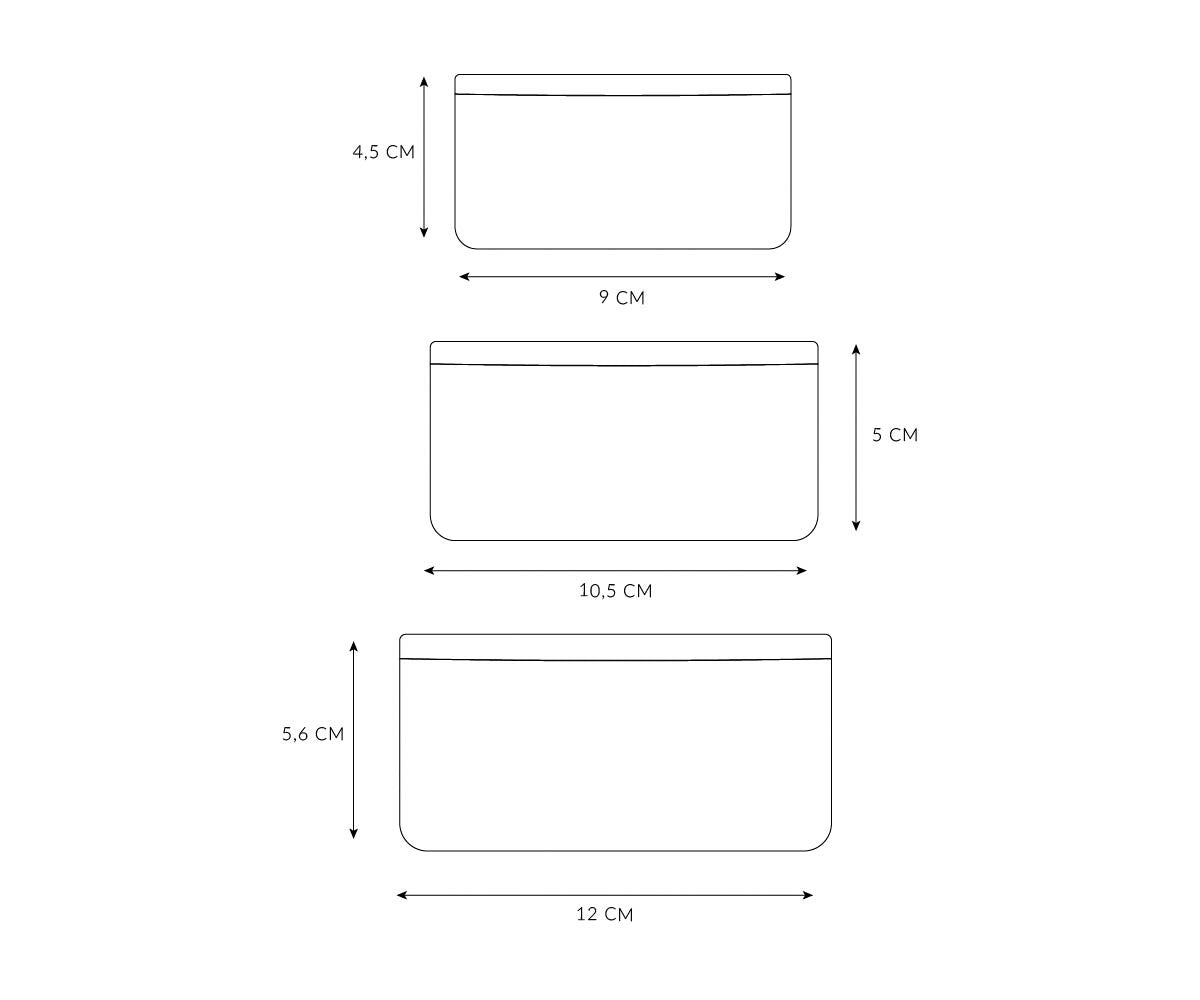 3 lustige Brotdosen mit Alphabet-Buchstaben