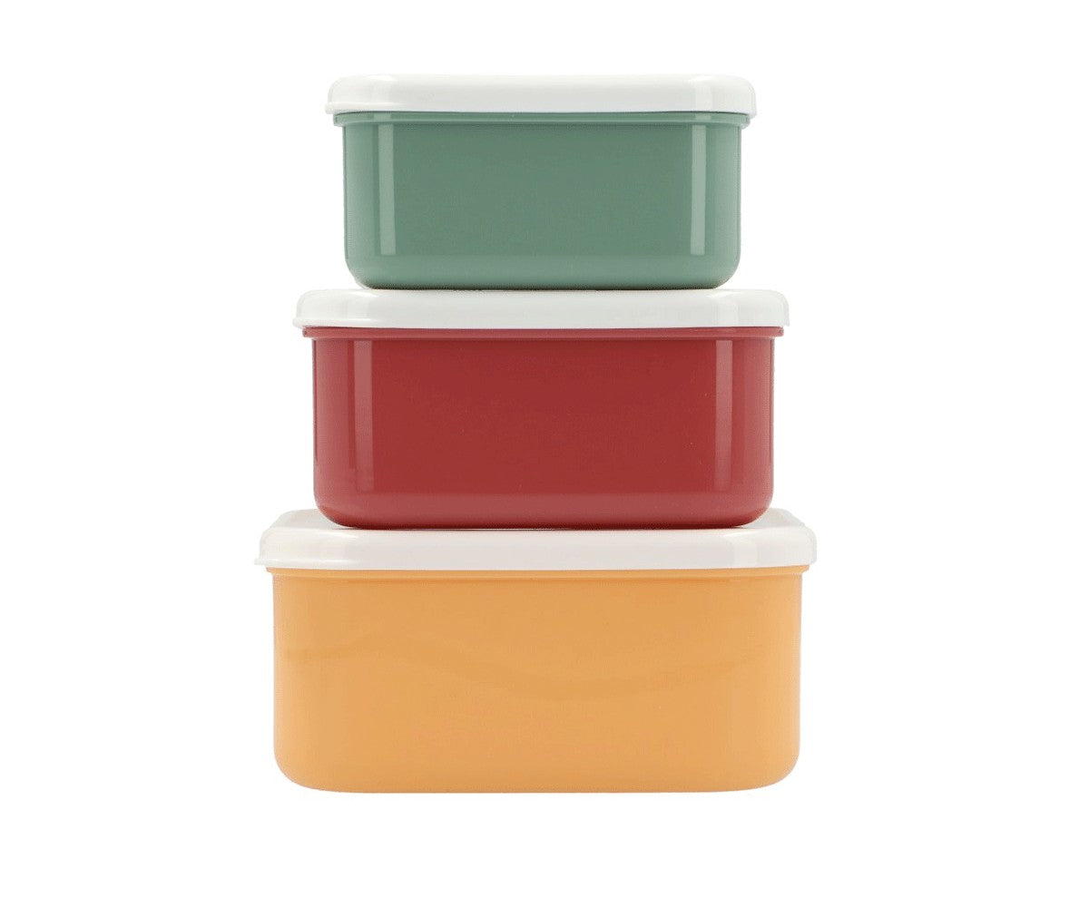 3 lustige Brotdosen mit Alphabet-Buchstaben