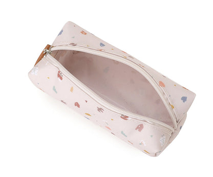 Geometrisches Federmäppchen mit Naturmotiv