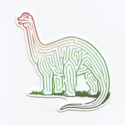 Sticker Dinosaurier-Labyrinth