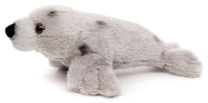 Seal plush toy (grey with polka dots)