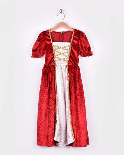 Red Velvet Princess Dress Den Goda Fen 2-4 years (98-104 cm)
