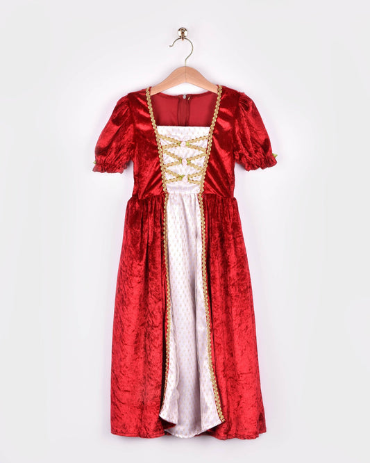 Prinzessinnenkleid aus rotem Samt Den Goda Fen 2-4 Jahre (98-104 cm)