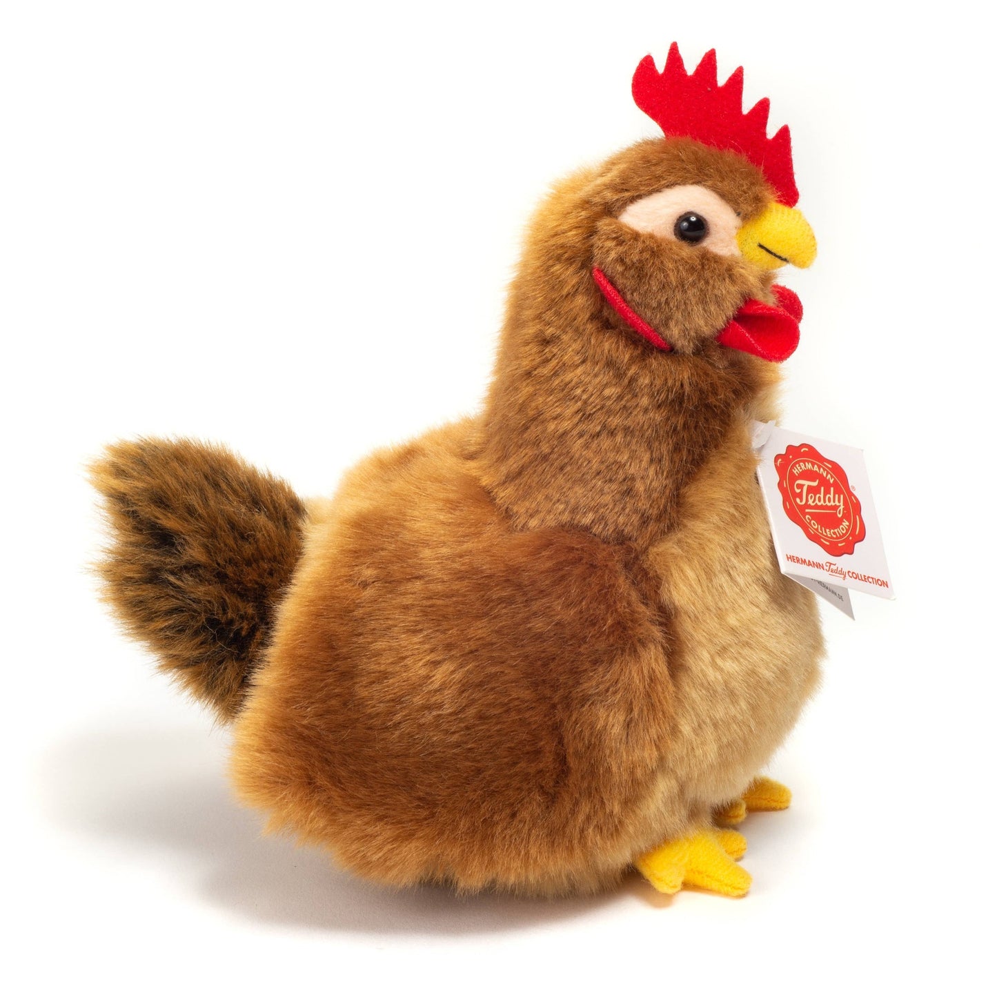Peluche Poule Marron