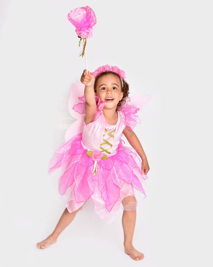 Fairy dress with wings+tiara+wand 122-128 cm 6-8 years