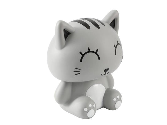 Riesen-Spardose Graue Katze