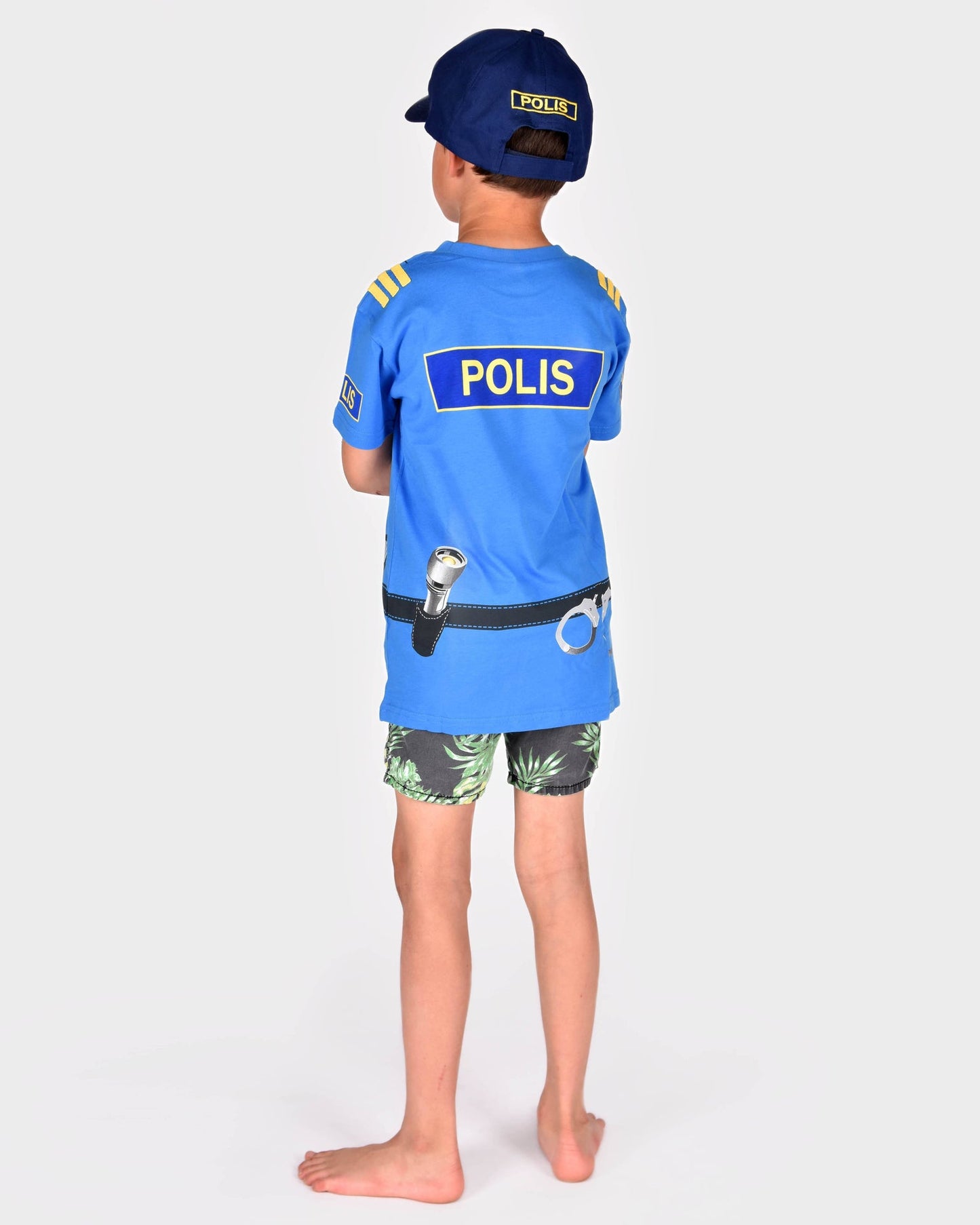 T-Shirt Polizei aus Bio-Baumwolle 98-104 cm 2-4 Jahre