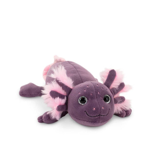Plüschtier eines lila Axolotls, 20 cm