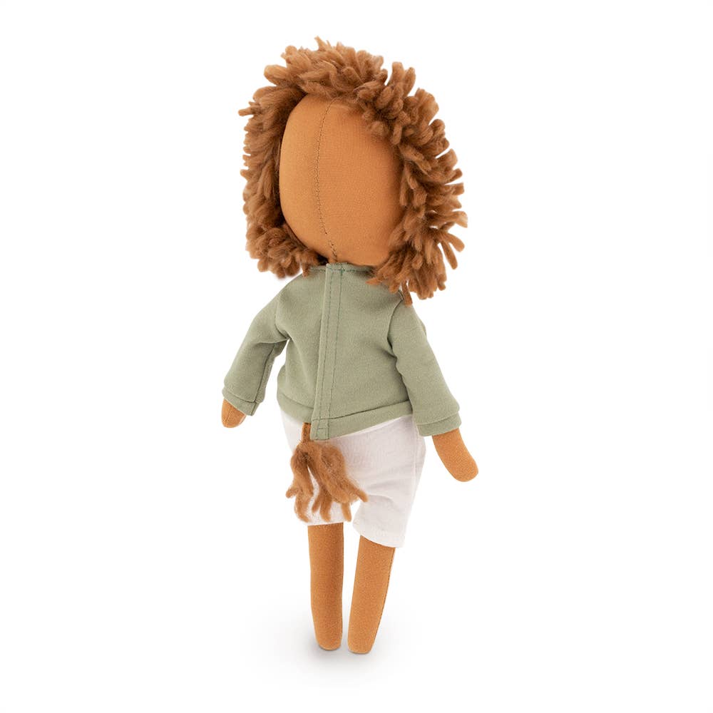 Simon der Löwe Plüschtier: Set aus grünem T-Shirt und Meerjungfrauenschwanz