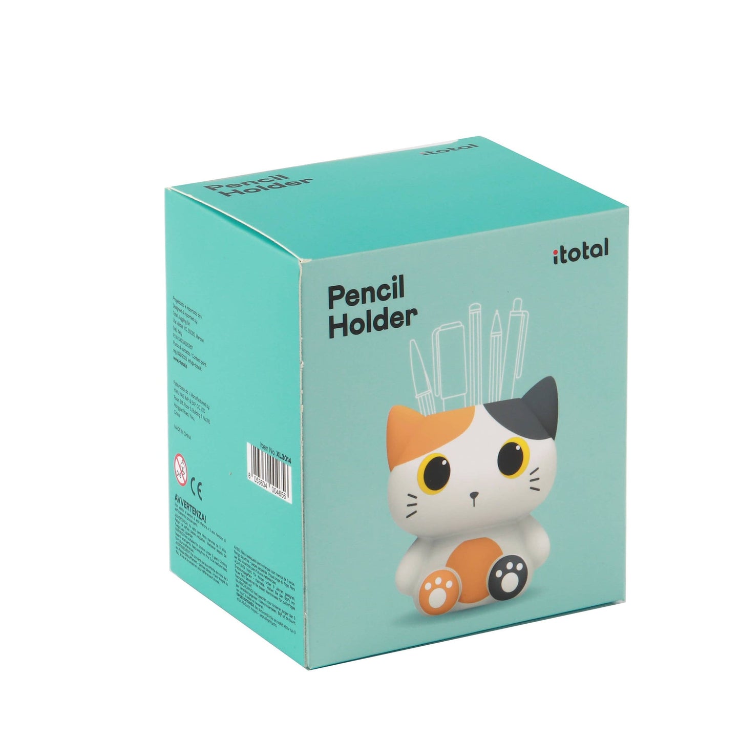 Orange Cat 3D Pen Holder