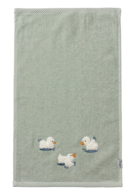 Set of 2 children's duck towels